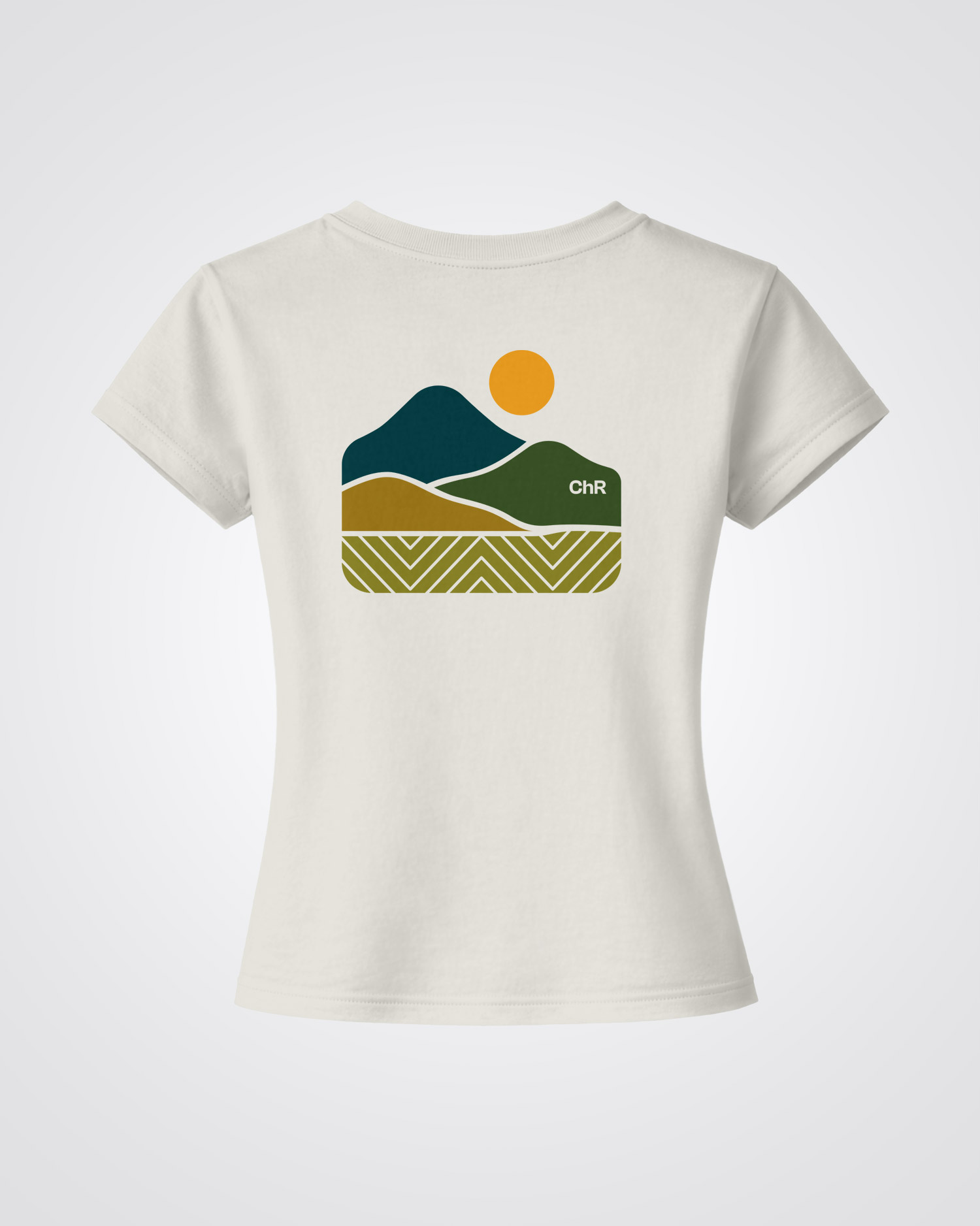 Camiseta Montanha Branca Feminina