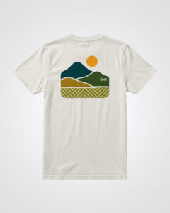 Camiseta Montanha Branca Masculina